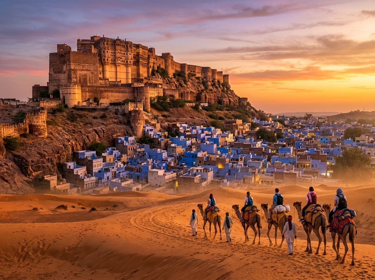 Me Trip Holidays college tour to Jaipur, Jodhpur & Jaisalmer - group student travel package