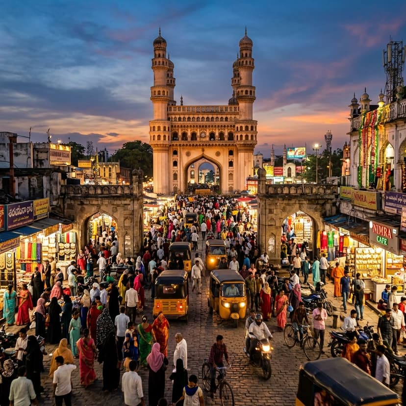 Charminar Stone arches